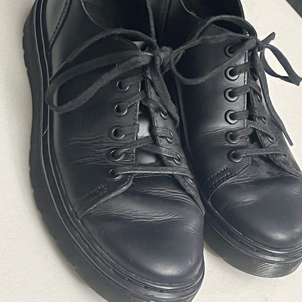 Dr. Martens Men's Black Leather Sneakers